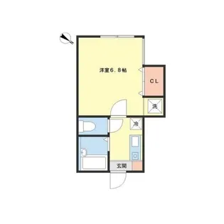 リバティプレイス【1階】の間取り