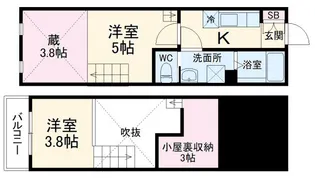 SパレスIV【2階】の間取り