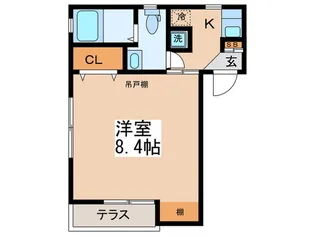 カーサフェリーチェ【1階】の間取り