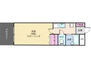 クレール清原【4階】の間取り