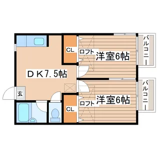 ロイヤルハイツ将監【2階】の間取り