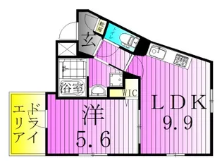 DIMORA北千住【4階】の間取り