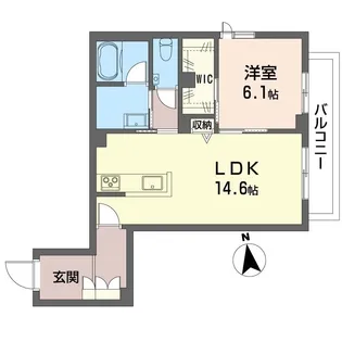 エーゲリア【2階】の間取り