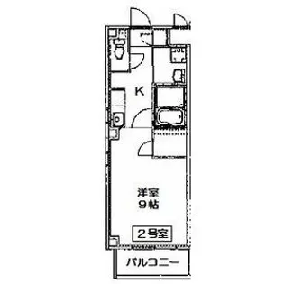 カーサT.R.I【1階】の間取り