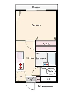 さくらハイツ【1階】の間取り