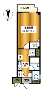 イルマーレ鶴見【4階】の間取り