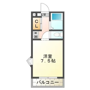 シーサイドパレス A【1階】の間取り