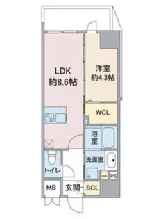 ブレストンコート金山【6階】の間取り