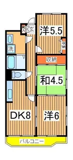 千葉県流山市美原1【マンション】の間取り