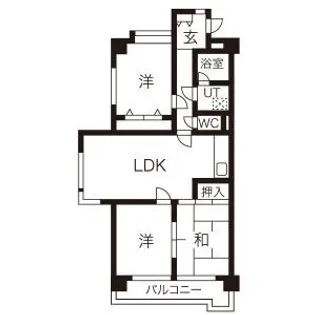 グランドハイリス上社【1階】の間取り