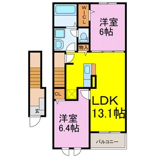 K&K II【2階】の間取り