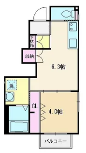 Le ciel(ルシエル)【1階】の間取り