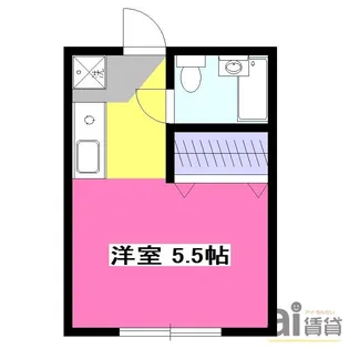 東京都東村山市富士見町4【アパート】の間取り