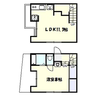 ボックスIKU【1階】の間取り
