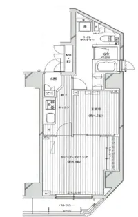 スプレスター上野根岸【11階】の間取り