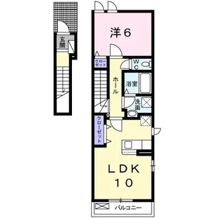 フィオリトゥーラ【2階】の間取り