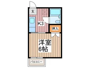 ヤマトハイツ草加【2階】の間取り