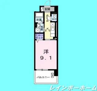 カーサ ドマーニ【5階】の間取り