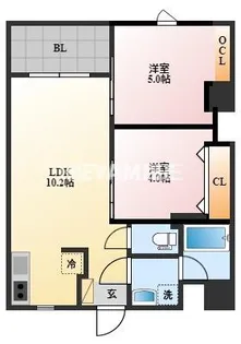 スカイテラス【4階】の間取り