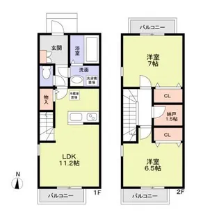 Grace Court II【2階】の間取り