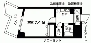 グラン アベニール【1階】の間取り