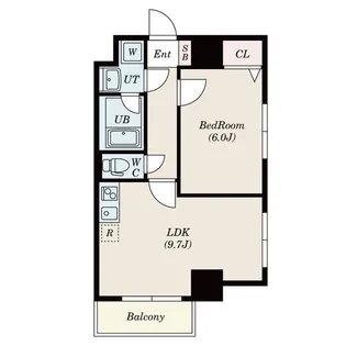 グラン・シェーヌ八幡【7階】の間取り