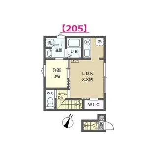 Bijoux(ビジュー)【2階】の間取り