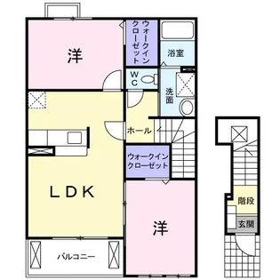 サンリットIII【2階】の間取り