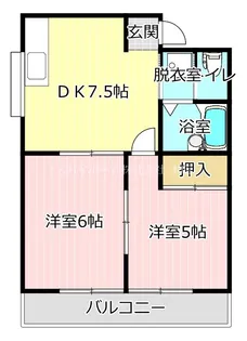 コーポ中村【2階】の間取り
