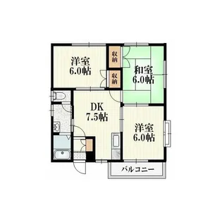 東京都日野市南平5【アパート】の間取り