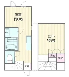 メゾンダルブル【3階】の間取り