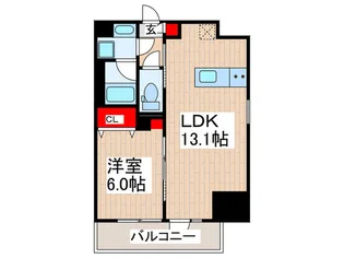 TORIKOE TURRIS【6階】の間取り