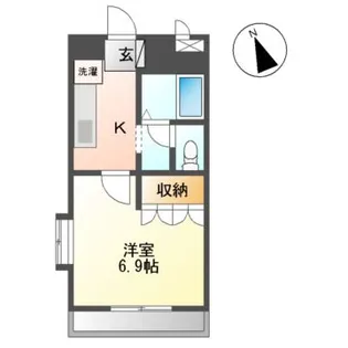 アーバンハウス柏森【2階】の間取り