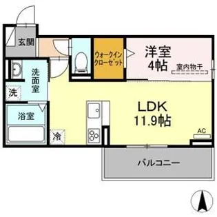 サンセール【3階】の間取り