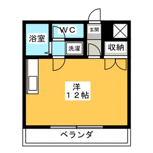 ルミエール馬渕【4階】の間取り