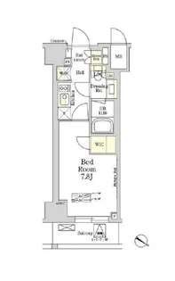 THE CLASS MINAMIAZABU【3階】の間取り