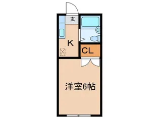 モンシャトー渡辺【1階】の間取り