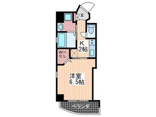 ステイサム西十日市【6階】の間取り