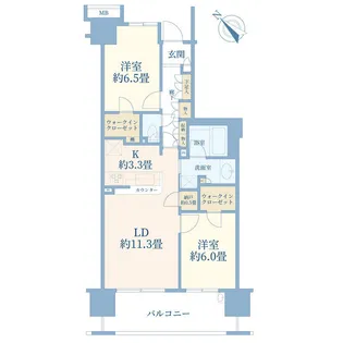 スターコート豊洲【12階】の間取り
