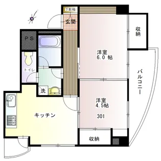 エニシエビル【3階】の間取り
