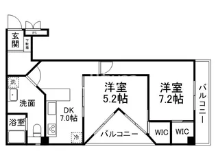 メゾン・ベローナ【2階】の間取り