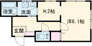 ファルダ不二ガ丘【1階】の間取り