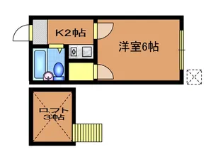 パールハイツ武蔵野【2階】の間取り