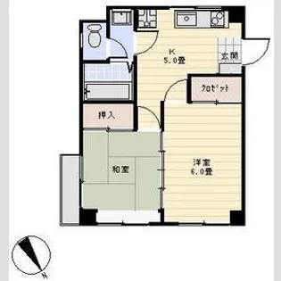 第7ロイヤル礎【2階】の間取り