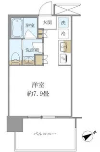 Brillia Tower 浜離宮【10階】の間取り