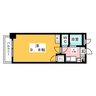 シェ・ラフォーレ【2階】の間取り