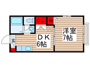 サンハイムT【1階】の間取り