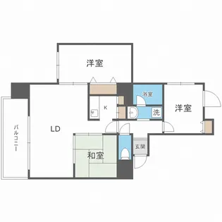 エッジウォーターテラス【10階】の間取り