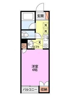 SAJA-91 A棟【1階】の間取り