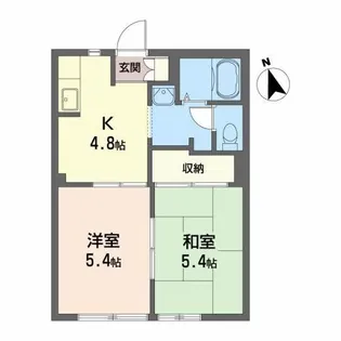 コート・ハイネス D【1階】の間取り